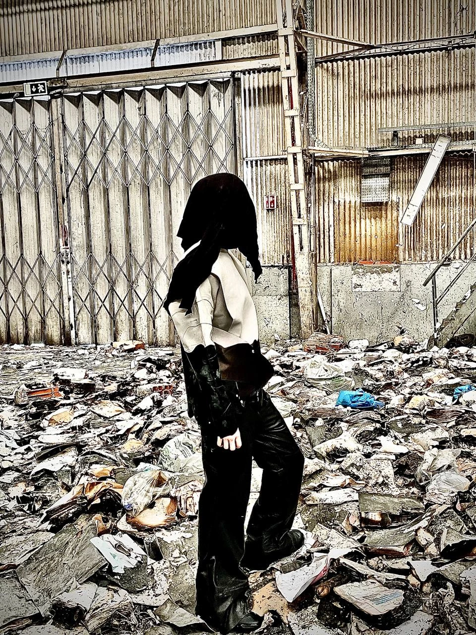 Leather Long-Sleeve «Stages of Addiction: From Pleasure to Death», image 2